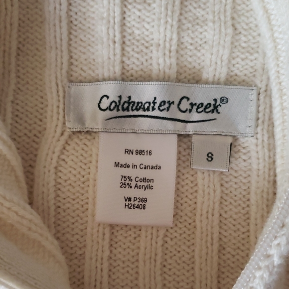 Coldwater Creek Women's Ivory Sweater - Picture 5 of 6